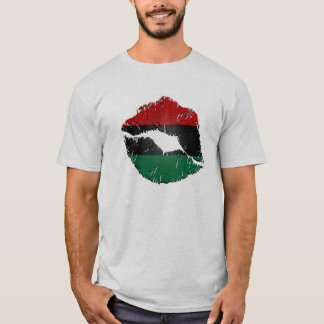 Afrikaanse Amerikaanse vlaggen T-shirt