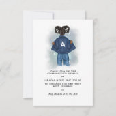 Afrikaanse Amerikaanse vliegendierentuin Kaart (Achterkant)