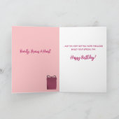 Afrikaanse Amerikaanse vrouw Fabulous 40th Birthda Bedankkaart (Binnen)