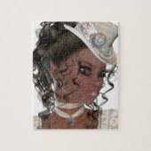 -Afrikaanse Amerikaanse vrouw Legpuzzel (Verticaal)