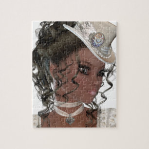 -Afrikaanse Amerikaanse vrouw Legpuzzel