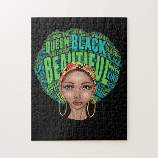 Afrikaanse Amerikaanse vrouw Legpuzzel (Verticaal)