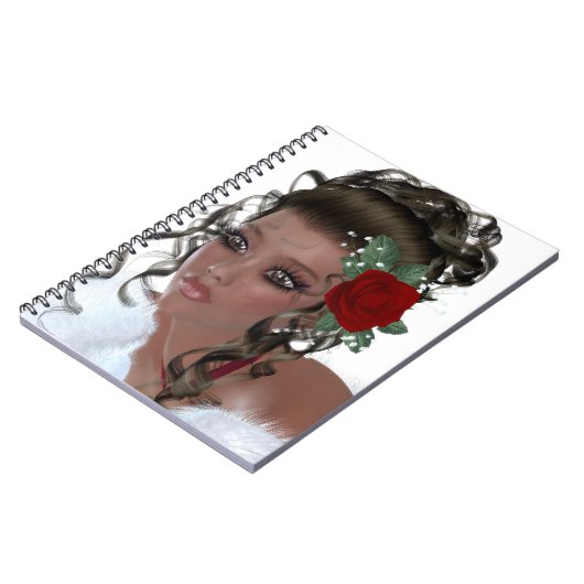 Afrikaanse Amerikaanse vrouw Notitieboek (Linkerzijde)