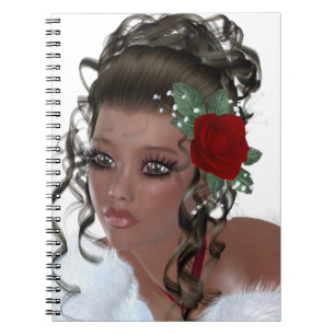 Afrikaanse Amerikaanse vrouw Notitieboek