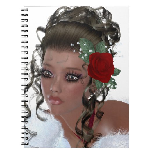 Afrikaanse Amerikaanse vrouw Notitieboek (Voorkant)