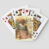 Afrikaanse Amerikaanse vrouw Pokerkaarten (Achterkant)