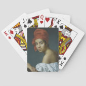 Afrikaanse Amerikaanse vrouw Pokerkaarten (Achterkant)