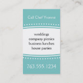 -Afrikaanse Amerikaanse vrouwelijke kokoskruiden Visitekaartje (Achterkant)