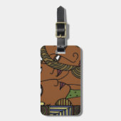 Afrikaanse Amerikaanse vrouwelijke vrienden Bagagelabel (Voorkant verticaal)