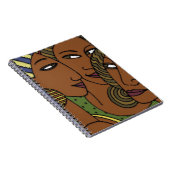 Afrikaanse Amerikaanse vrouwelijke vrienden Notitieboek (Rechterzijde)