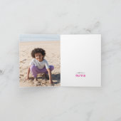 Afrikaanse Amerikaanse zeemeerdag | Foto Bedankkaart (Binnen)