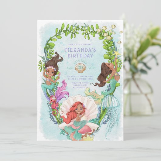 Afrikaanse Amerikaanse zeemeerdag Kaart (Staand voorkant)