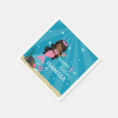 Afrikaanse Amerikaanse zeemeerdag Servetten (Hoek)