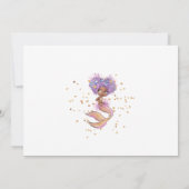 Afrikaanse Amerikaanse Zeemeermin 1e verjaardag Kaart (Achterkant)