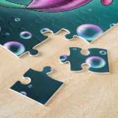 Afrikaanse Amerikaanse Zeemeermin en Harp Legpuzzel (Zijkant)