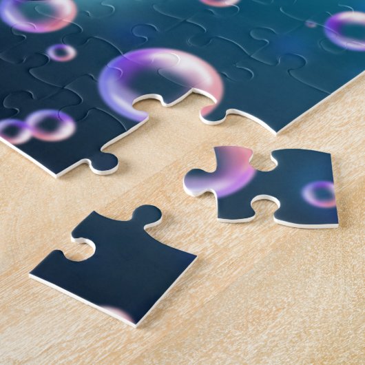 Afrikaanse Amerikaanse Zeemeermin en Violin Legpuzzel (Zijkant)