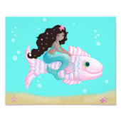 Afrikaanse Amerikaanse zeemeermin Foto Afdruk (Voorkant)