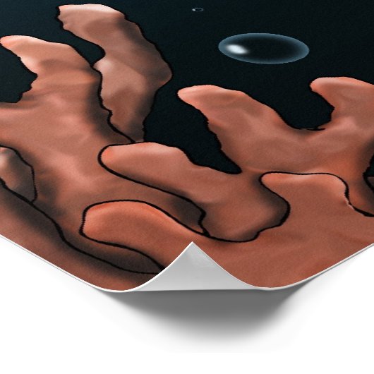 Afrikaanse Amerikaanse zeemeermin Poster (Hoek)