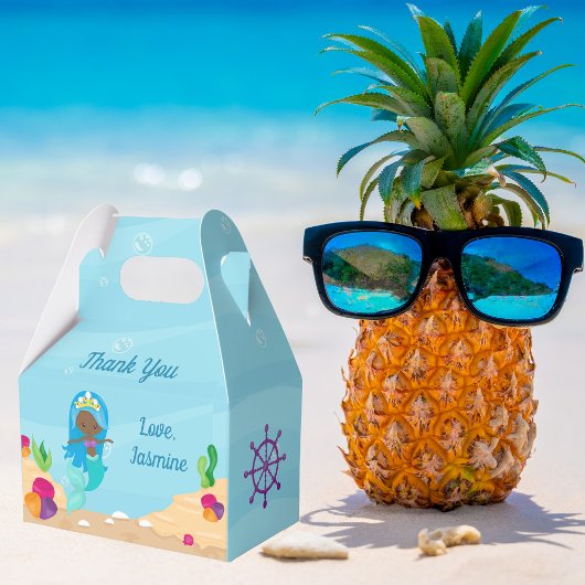 Afrikaanse Amerikaanse Zeemeerminnelijke meisjes B Bedankdoosjes