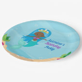 Afrikaanse Amerikaanse Zeemeerminnelijke meisjes B Papieren Bordje (Gekanteld)