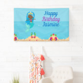 Afrikaanse Amerikaanse Zeemeerminnelijke meisjes B Spandoek (Insitu)