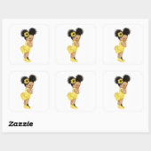 Afrikaanse Amerikaanse zonnebloem Sticker (Vel)