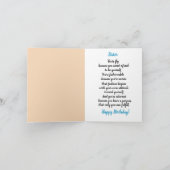 Afrikaanse Amerikaanse zuster Happy Birthday Kaart (Binnen)