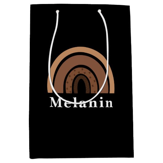 Afrikaanse Amerikaanse zwarte geschiedenis maand M Medium Cadeauzakje (Voorkant)