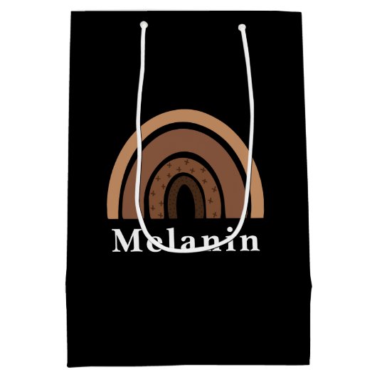 Afrikaanse Amerikaanse zwarte geschiedenis maand M Medium Cadeauzakje (Achterkant)