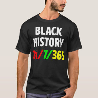 Afrikaanse Amerikaanse zwarte geschiedenis voor ma T-shirt