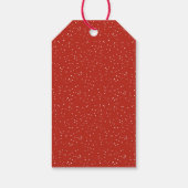 Afrikaanse Amerikaanse zwarte kerstman Cadeaulabel (Achterkant)