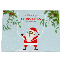 Afrikaanse Amerikaanse zwarte kerstman Groot Cadeauzakje