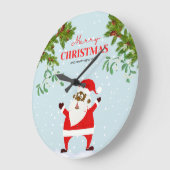 Afrikaanse Amerikaanse zwarte kerstman Grote Klok (Hoek)