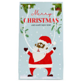 Afrikaanse Amerikaanse zwarte kerstman Klein Cadeauzakje (Voorkant)