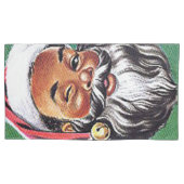 Afrikaanse Amerikaanse zwarte kerstman Kussensloop (Voorkant)