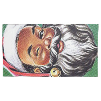Afrikaanse Amerikaanse zwarte kerstman Kussensloop