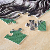 Afrikaanse Amerikaanse zwarte kerstman Legpuzzel (Zijkant)