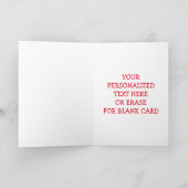 Afrikaanse Amerikaanse Zwarte Kerstmis van de Feestdagen Kaart (Binnen)