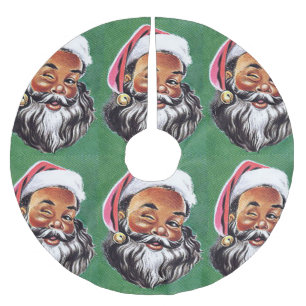 Afrikaanse Amerikaanse Zwarte Kerstmis van de Kerstboom Rok