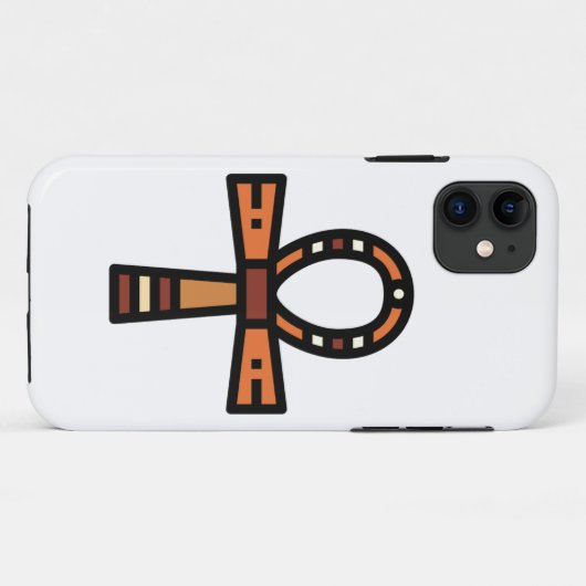 Afrikaanse Ankh iPhone/iPad case (Achterkant (horizontaal))