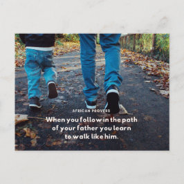 Afrikaanse ansichtkaarten met spreekwoorden briefkaart