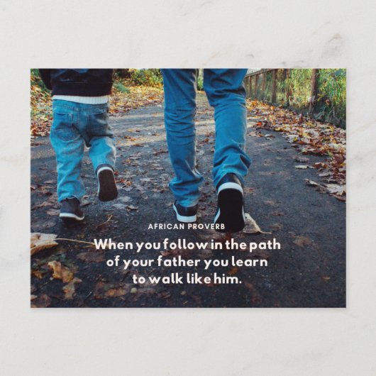 Afrikaanse ansichtkaarten met spreekwoorden briefkaart (Voorkant)