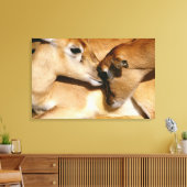 Afrikaanse antilope en flauw canvas afdruk (Insitu (Woonkamer))