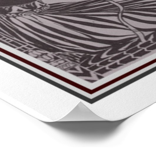 Afrikaanse art Deco Afdrukken 16x20 ca. 1927 Poster (Hoek)