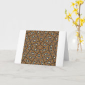 Afrikaanse Bakstenen Kaleidoscoop Kaart (Gele Bloem)