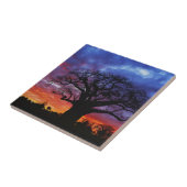 Afrikaanse baobabboom, Adansonia digitata 2 Tegeltje (Zijkant)