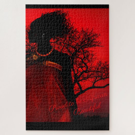 AFRIKAANSE BEAUTY LEGPUZZEL (Verticaal)