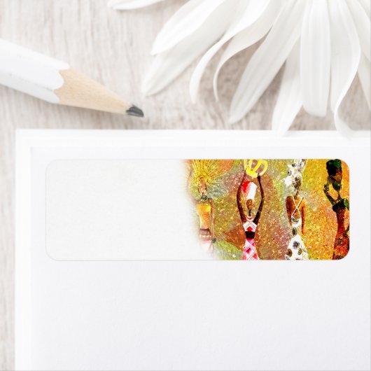 Afrikaanse beeldmerken etiket (Insitu)