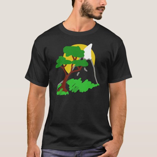 Afrikaanse berg t-shirt (Voorkant)