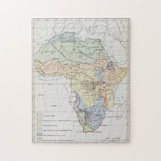 Afrikaanse beschavingen legpuzzel (Verticaal)